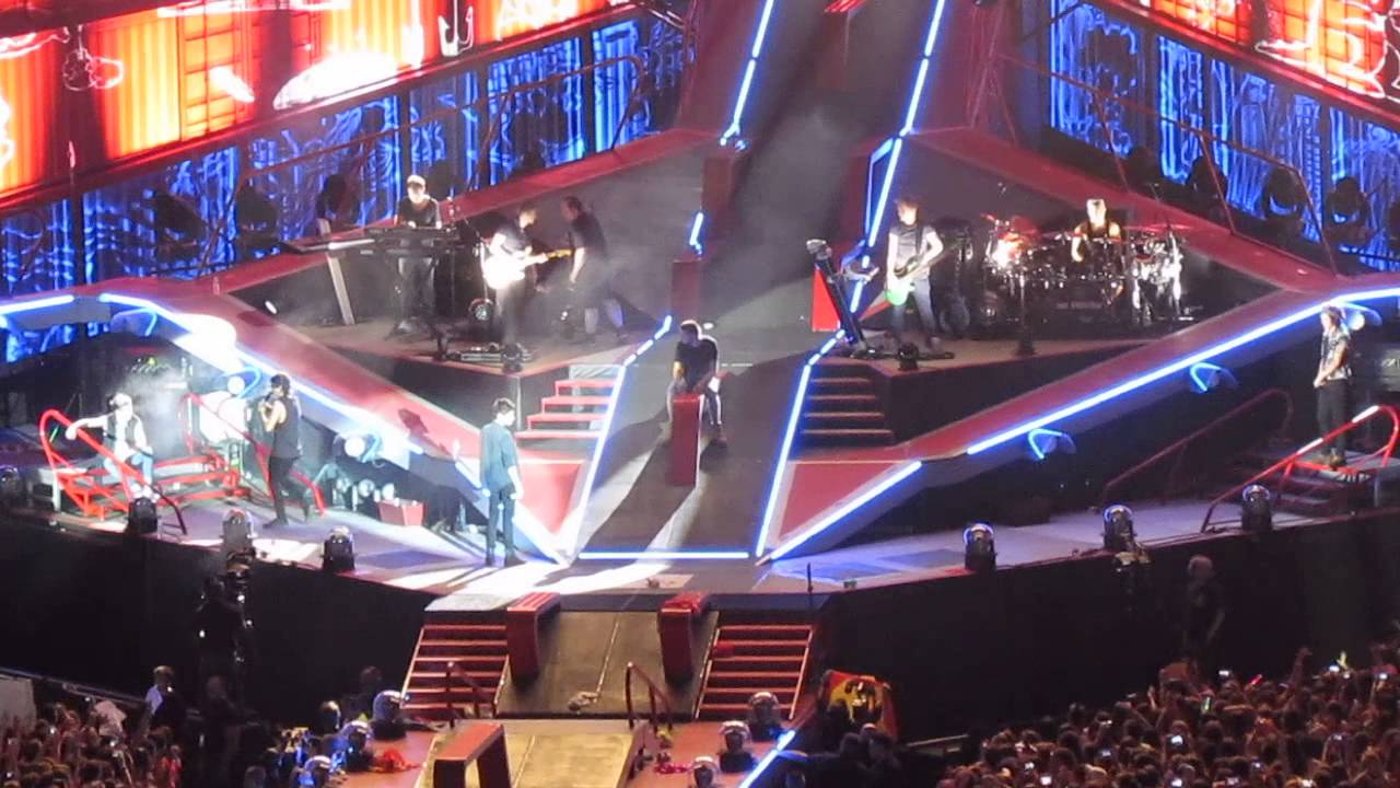 One Direction WWAT Madrid 10-07-14 Alive, One thing, Diana, I gotta feeling y Viva la vida.