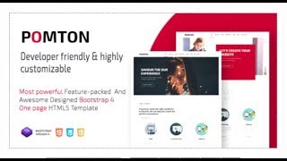 POMTON - Onepage Creative HTML5 Template. | Themeforest Templates