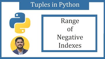 Range of Negative Indexes in Python Tuples | Amit Thinks