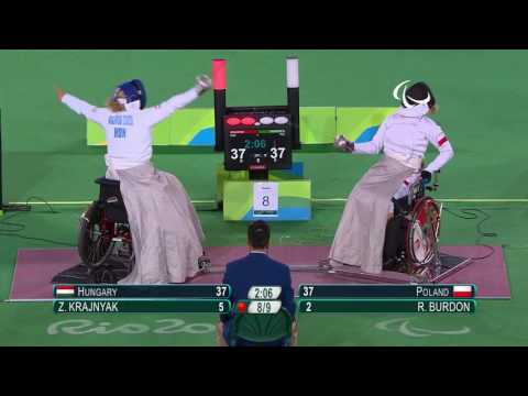 Day 8 evening | Wheelchair fencing highlights | Rio 2016 Paralympics games