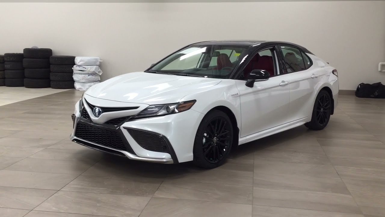 2021 Pearl White Toyota Camry