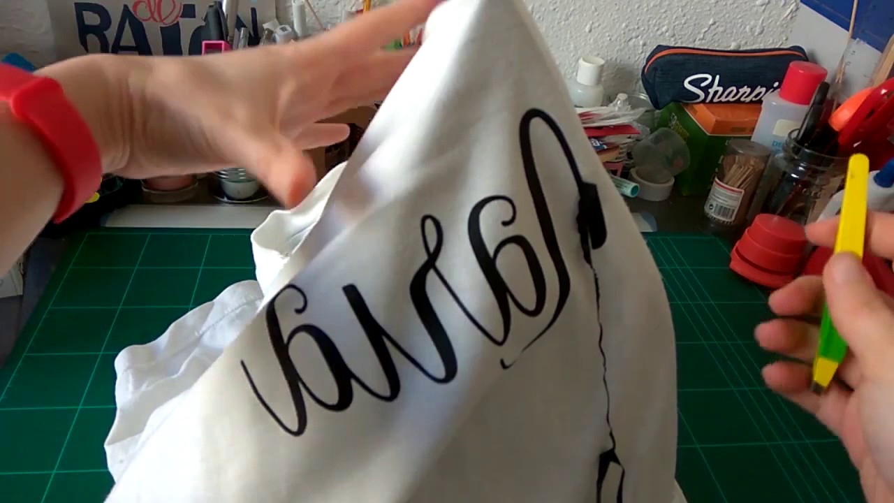 Quitar vinilo textil - YouTube