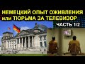 1/2 НЕМЕЦКИЙ ОПЫТ ОЖИВЛЕНИЯ или ТЮРЬМА ЗА ТЕЛЕВИЗОР 2020.11.28 Сургут Германия