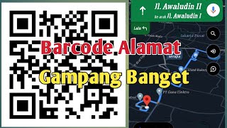 cara membuat barcode alamat atau cara menggunakan barcode alamat