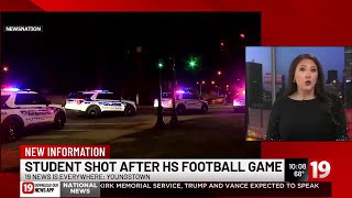 Student shot after Chardon High School, Cardinal Mooney football game in Youngstown