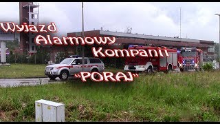 Alarmowo Kompania Gaśnicza Poraj Bcoo, Udaje Się Na Ćwiczenia. 21072017
