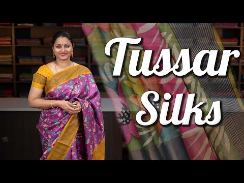 Pure Tussar Silk Sarees, Salwar Suits & more | Prashanti | 9 Feb