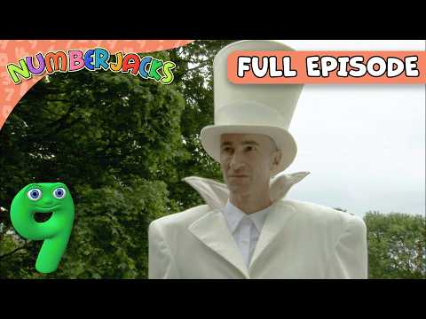 Nine Lives & the Cuck-Cuck-oo-oo Bird + MORE! 🔢 Numberjacks QUADRUPLE Full Episodes! | 50+ Mins