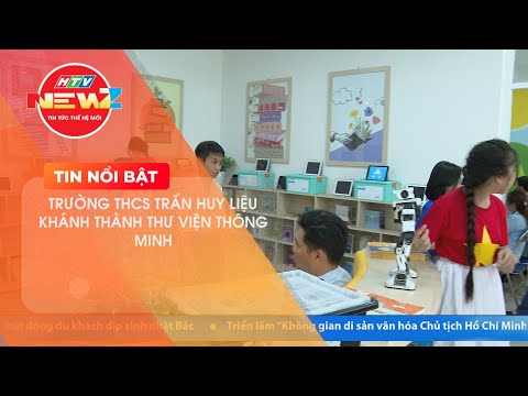 Trường THCS Trần Huy Liệu khánh thành thư viện thông minh