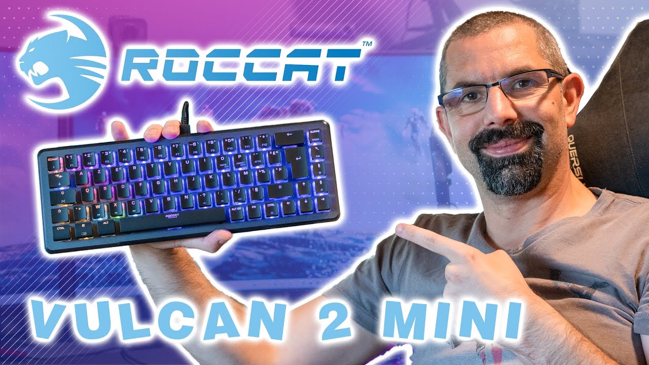 ROCCAT VULCAN Mini 2 A 65% Customizable Small Optical Gaming Keyboard 