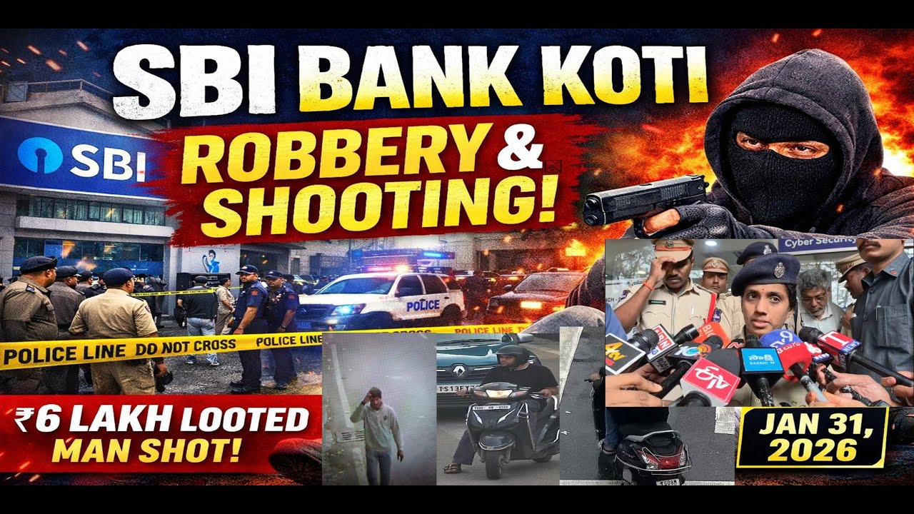 Major Incident  SBI Bank Koti Incident — Robbery & Shooting (Jan 31, 2026)