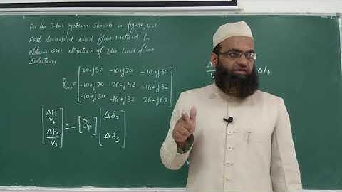Numerical on Fast Decoupled Load Flow Method   Part 1  480 X 854