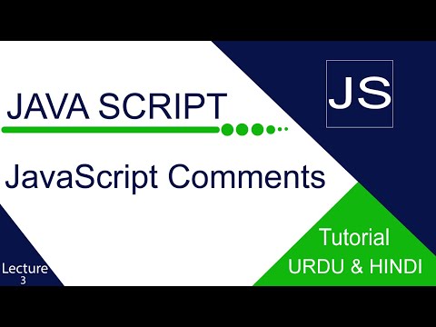 How to Use JavaScript Comments..// Full tutorial in Urdu and Hindi.
