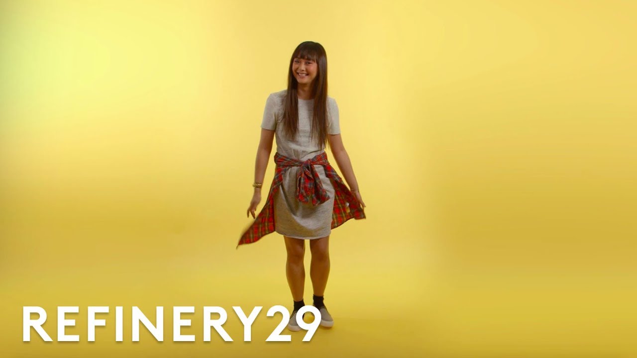 How To WaistTie A Flannel Split Second Styling Tips Refinery29