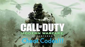 Modern Warfare Remastered Cheat Codes Gamplay!! (All Cheats)