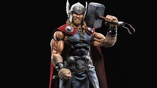 Marvel legends series 12-inch thor the figure came with
interchangeable heads, one masked and unmasked, along a variety of
hand choices. ...