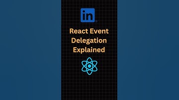 Event delegation in React | Linkedin interview question.  #shorts #coding #react
