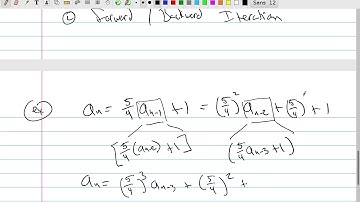 Counting: Solving Recurrence Relations by Iteration Part 2