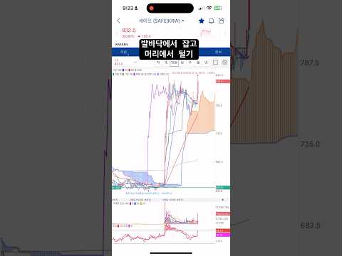 25.05.08 세이프 +31%, 매수 634, 매도 834 #비트코인 #비트코인전망 #세이프코인 #세이프코인전망