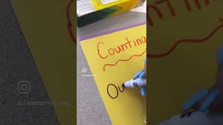 Anchor chart for math counting strategies! ⭐️