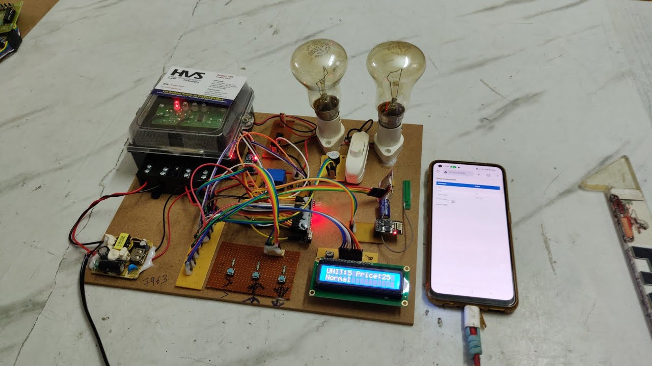 IoT Smart Energy Meter Monitoring with Theft Detection - YouTube