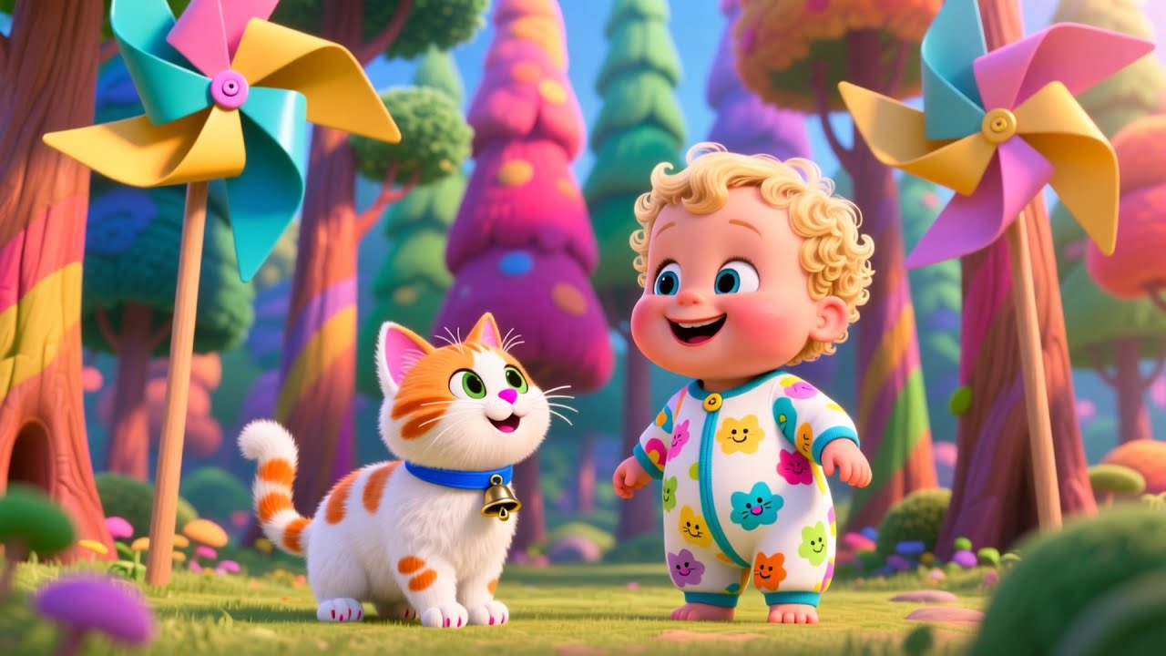 Playful Kitten Park Fun 🐱🌳 | Fun Learning & Playtime for Kids