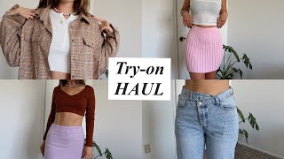 new spring try-on haul w/ princess polly