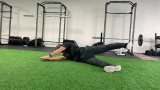 Side Lying Hip Extension ISO Hold