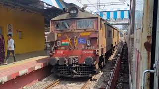 Train Skip Captured from Local Train at Thane station HD 60FPS #indiarailways #travel #mumbai #thane