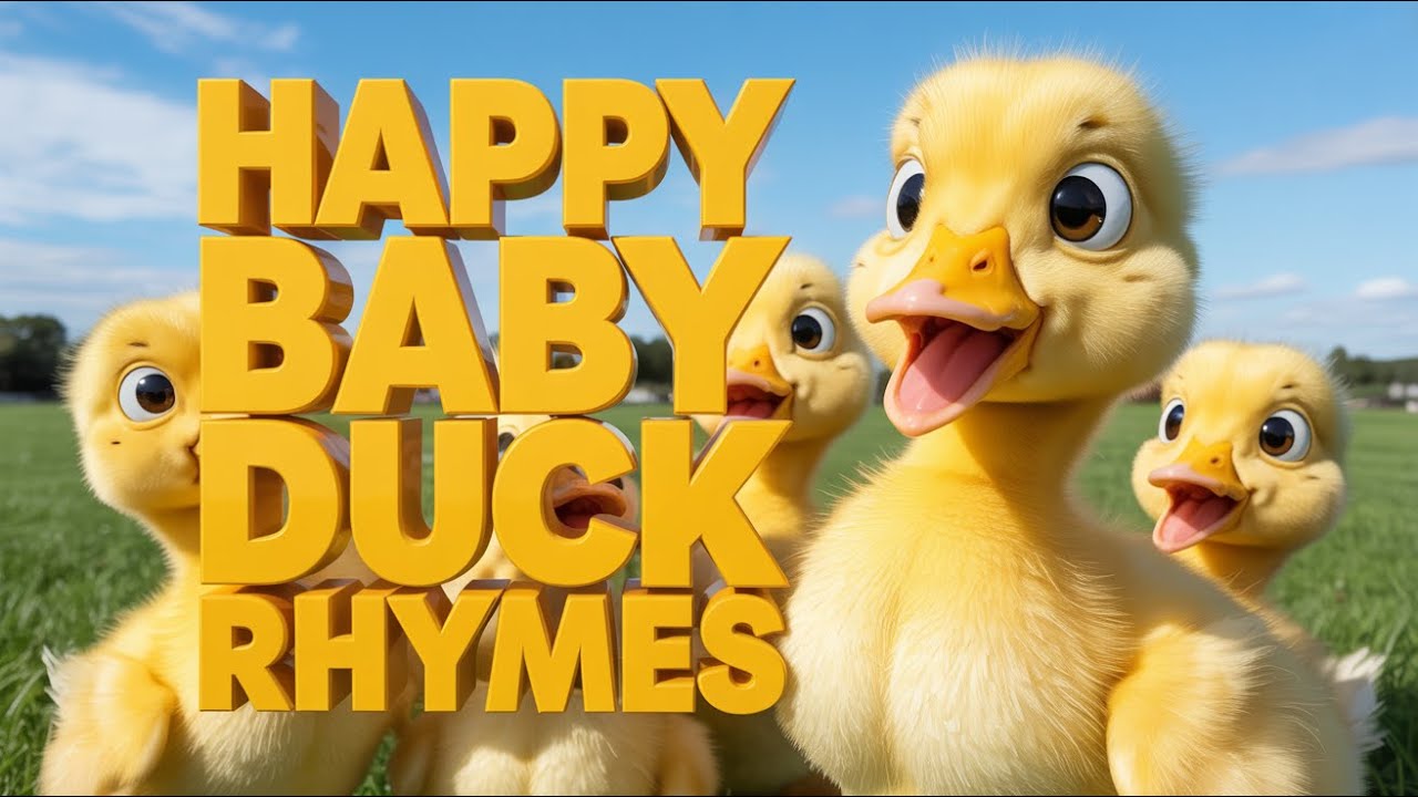 Duck Song English Nursery Rhyme | Fun Quack Quack Song for Toddlers Preschool Children Baby Fun