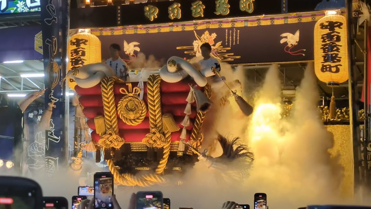 【百舌鳥八幡宮】令和7年　中百舌鳥町ふとん太鼓　本宮　宮出