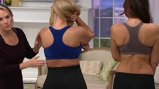 Breezies Seamless Zip Front Racerback Bra on QVC