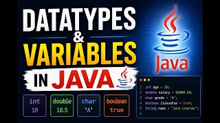 DataTypes &amp; Variables in JAVA