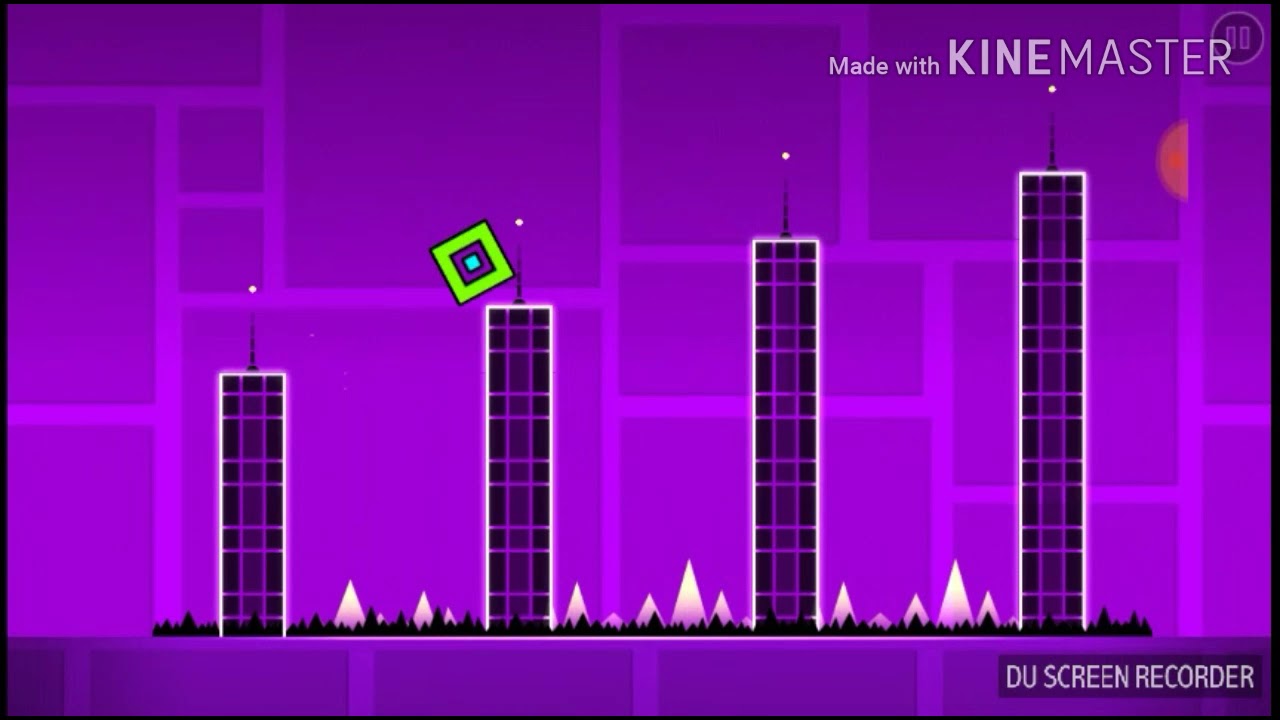 Geometry dash gameplay : Part 1 Stereo Madness - YouTube