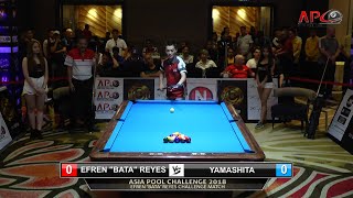 APC (Asia Pool Challenge) 2018 Manila - 2018-08-24 Efren Bata Reyes Challenge vs Yamashita