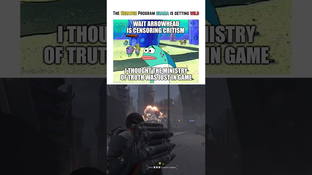 The Creator Program Drama Is Getting Wild - Helldivers 2 