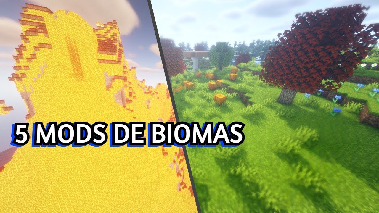 5 Mods de Biomas - Minecraft 1.16.5 - YouTube