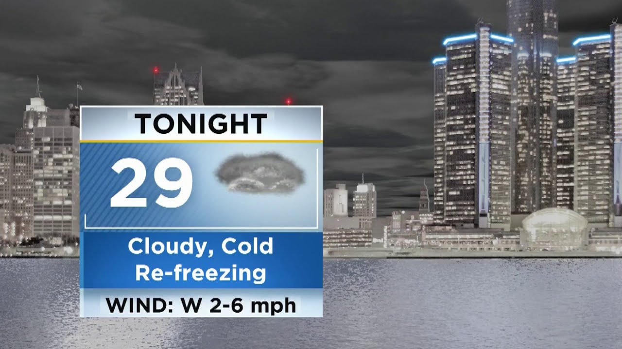 Metro Detroit weather forecast for Jan. 3, 2021 -- evening update - YouTube