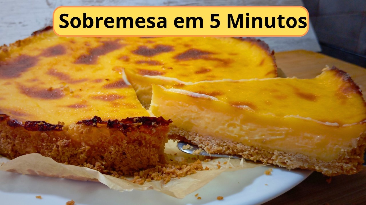 TORTA INCRÍVEL E SUPER FÁCIL EM 5 MINUTOS [Receita Portuguesa]