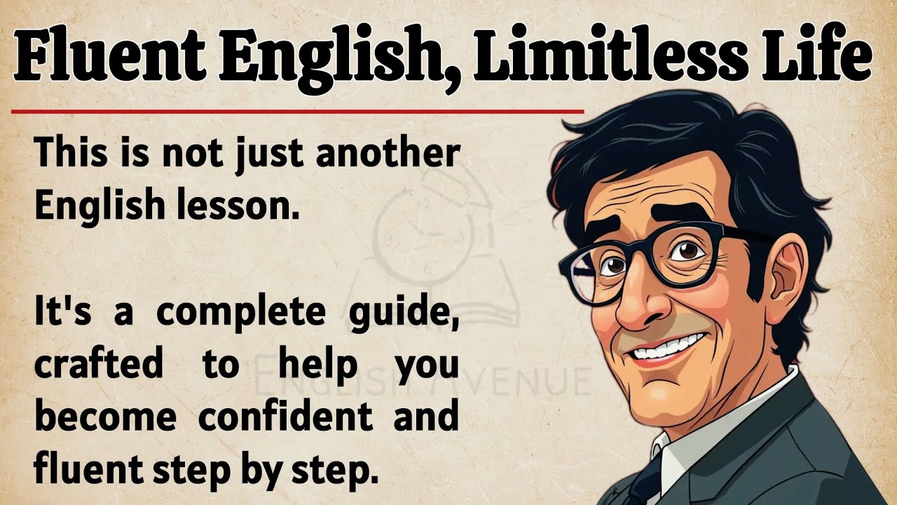 Outline Video Fluent English, Limitless Life || Speak English With Power🔥 || Graded Reader || Improve Your English
