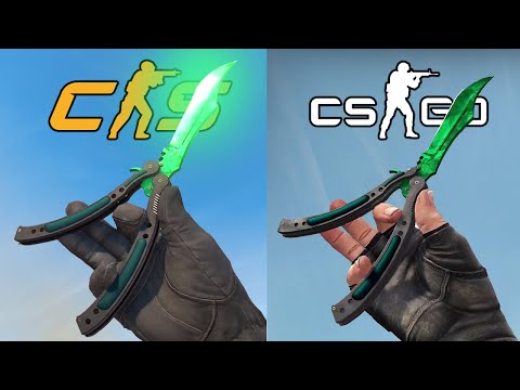 CS 2 vs CSGO - ALL KNIFE SKINS