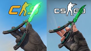CS 2 vs CSGO - ALL KNIFE SKINS