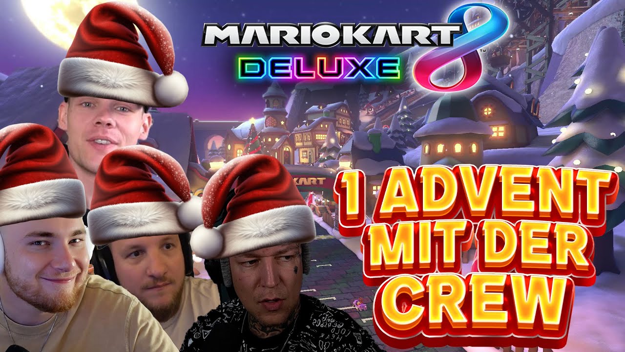 ADVENTSSESSION MIT DER CREW 🎁🎅 | #mariokart #crew #20 | TanktDieKarts