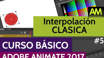 ADOBE ANIMATE CC | INTERPOLACIÓN CLÁSICA.