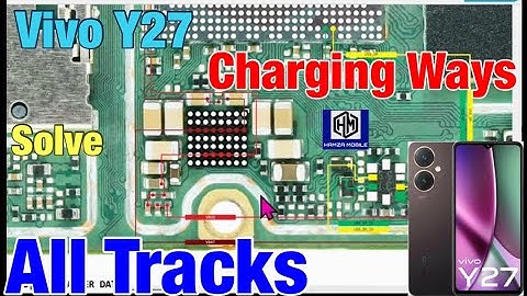 Vivo Y27 Not Charging Problem Solution,Charging ways,Not Charging All Tracks Jumper Solution📲✅