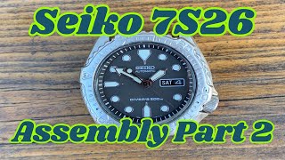 Seiko 7S26 Watch Service. Assembly Tutorial Part 2 - Calendar Works -  YouTube