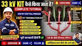 33 KV HT Cable Termination Kit Installation