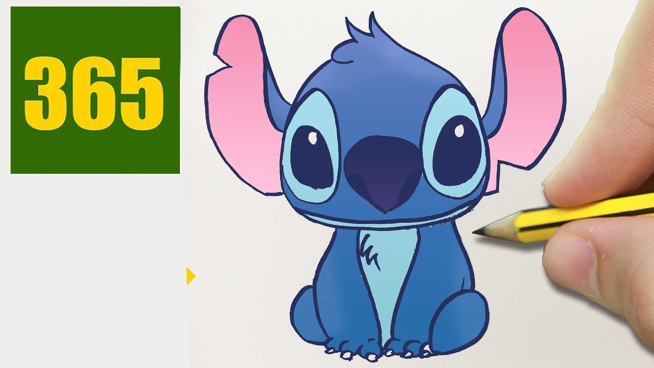 How To Draw A Stitch Cute Easy Step By Step Drawing Lessons For Kids