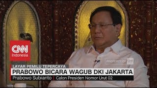 Prabowo Bicara Wagub DKI Jakarta