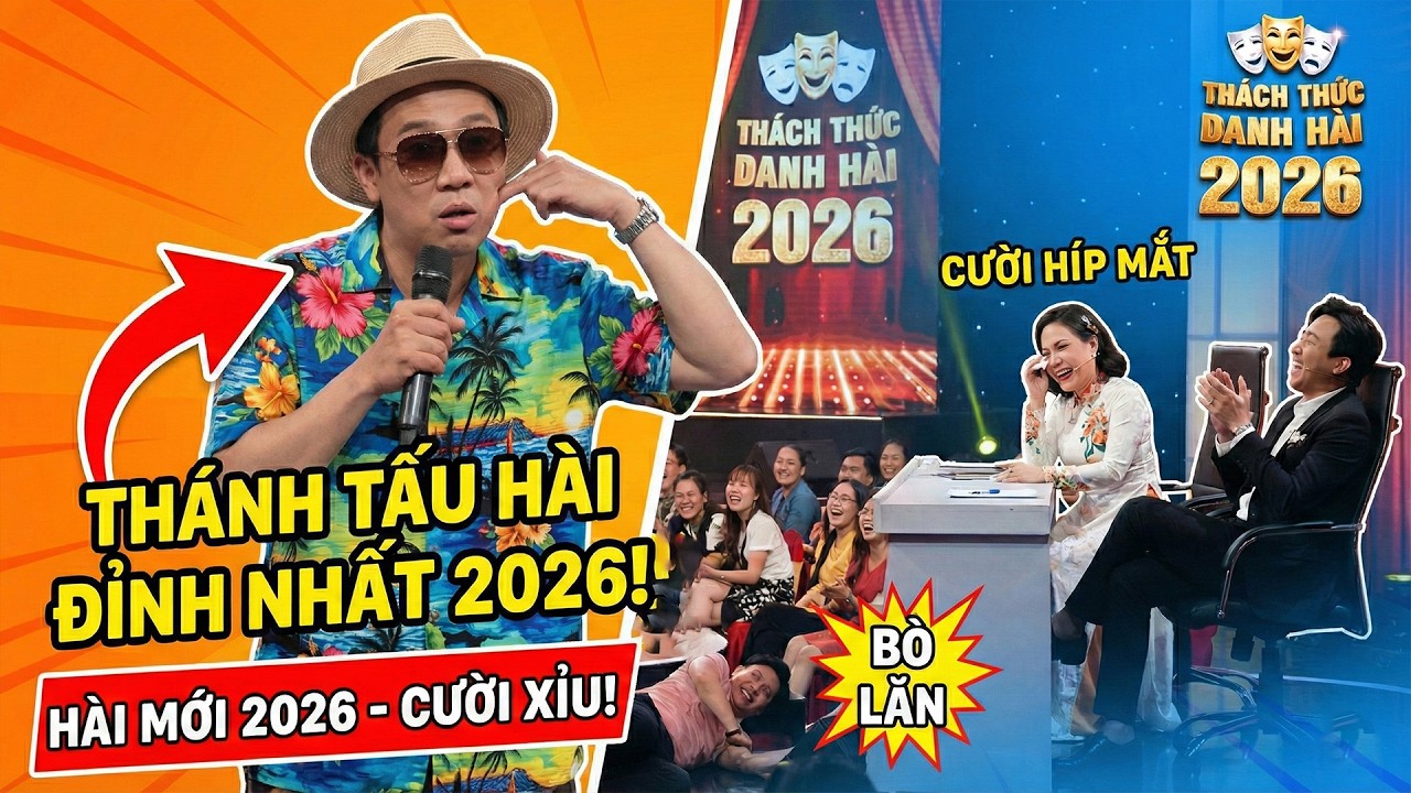 Không Thể Nhịn Cười: Chàng Trai Tấu Hài Duyên Nhất Khiến Trấn Thành, Việt Hương Gục Ngã - Hài 2026
